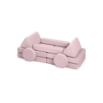 Kinder Spielsofa in Pink – platzsparendes, komfortables Sofa für Kinderzimmer
